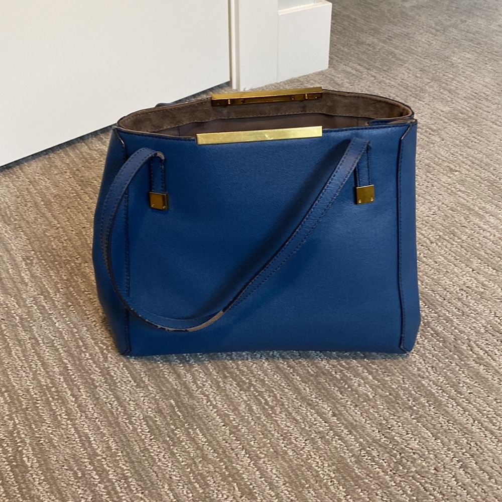 LIKE NEW J.Crew Claremont bag in brigade blue